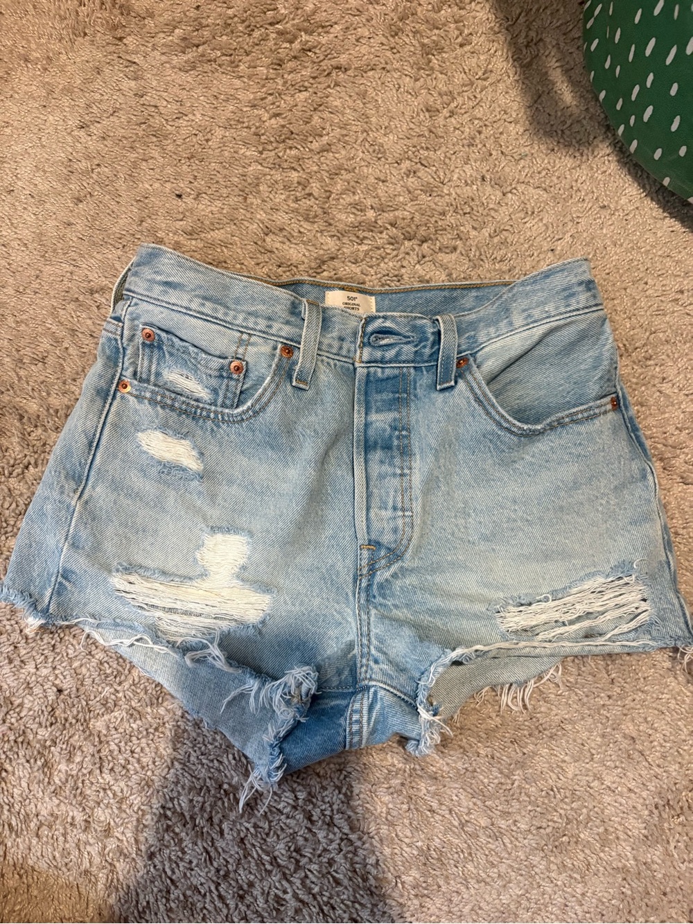 Levi’s 501s high waisted shorts